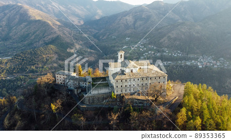 Aerial view of Sanctuary of Saint Ignatius of Loyola. 89353365