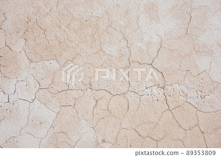 Dry pale sandy surface with cracks Dry pale sandy surface with cracks 89353809