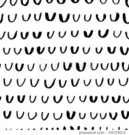 Black simple scale element vector seamless pattern 89354015