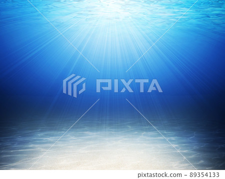 水下海洋藍色背景素材 水下海洋藍色背景素材 89354133