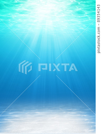 水下海洋藍色背景素材 水下海洋藍色背景素材 89354143