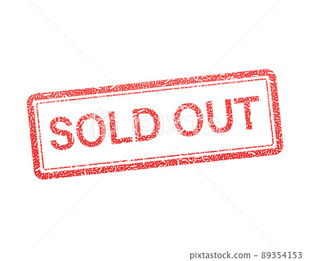 Vintage red stamp with sold out. Vector eps. Retro template for concept design. Old badge, label, logo template. Vintage red stamp with sold out. Vector eps. Retro template for concept design. Old badge, label, logo template. 89354153