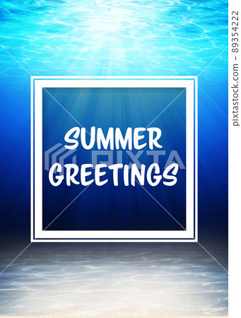 Underwater marine blue background material Underwater marine blue background material 89354222