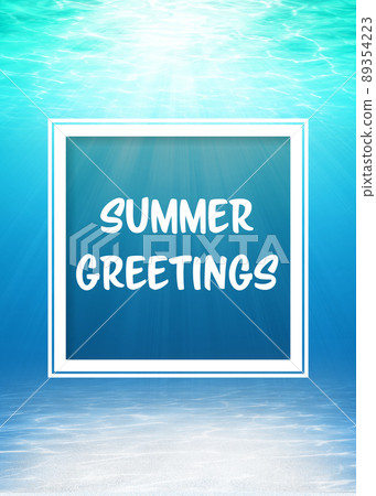 Underwater marine blue background material Underwater marine blue background material 89354223