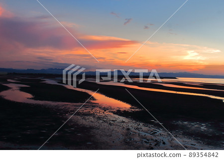 Sunset at Masutama Coast Sunset at Masutama Coast 89354842