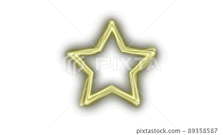 CG line Distorted laser star frame 89358587