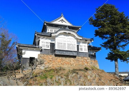 [Okayama Prefecture] Bitchu Matsuyama Castle under clear skies 89362697