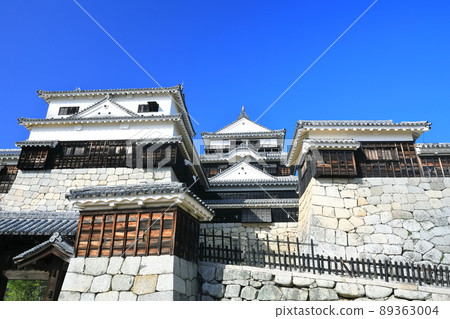 [愛媛縣]晴空下的松山城（本館） 89363004