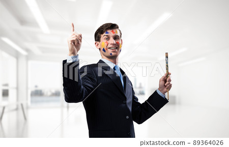 Inspiration of young creative businessman Inspiration of young creative businessman 89364026