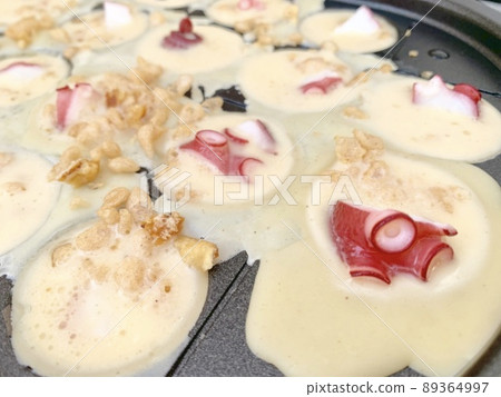 章魚燒派對形象照片素材 89364997