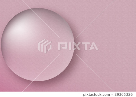 Frame material: Transparent acrylic-like sphere and metallic background Frame material: Transparent acrylic-like sphere and metallic background 89365326