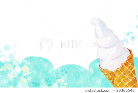 Soft serve background material Soft serve background material 89366546