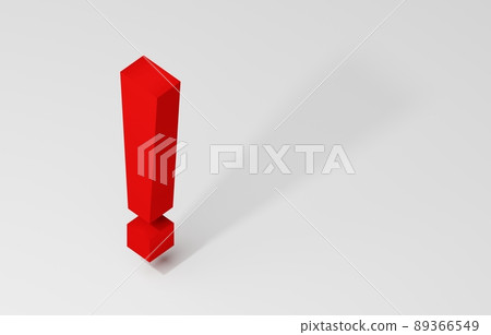 3D材質_感嘆號 3D材質_感嘆號 89366549
