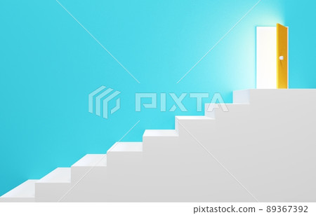 3D Material_Simple stairs and doors 3D Material_Simple stairs and doors 89367392