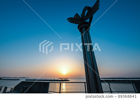 清晨的熱海海灘 清晨的熱海海灘 89368641