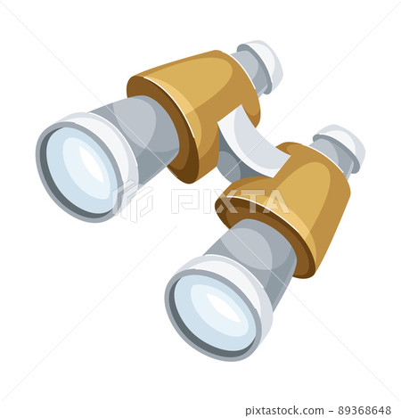 Binoculars or Field Glasses as Two Refracting Telescopes for Viewing Distant Object Vector Illustration Binoculars or Field Glasses as Two Refracting Telescopes for Viewing Distant Object Vector Illustration 89368648