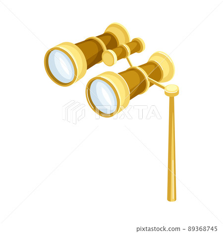 Vintage opera glasses. Theater and show accessory vector illustration Vintage opera glasses. Theater and show accessory vector illustration 89368745