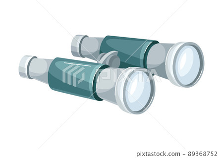 Field or marine binoculars. Optical instrument for viewing distant objects vector illustration Field or marine binoculars. Optical instrument for viewing distant objects vector illustration 89368752