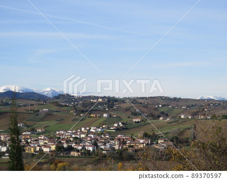 Mountainous landscape Mountainous landscape 89370597
