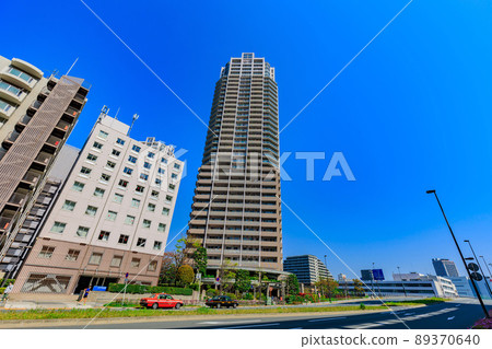 Cityscape of Toyosu, Koto-ku, Tokyo Canal Wharf Towers Cityscape of Toyosu, Koto-ku, Tokyo Canal Wharf Towers 89370640