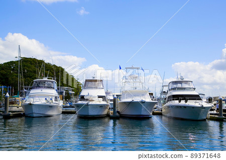 Sailing boats moored in Nelson Bay Harbour, New Southn Wales, Australia Sailing boats moored in Nelson Bay Harbour, New Southn Wales, Australia 89371648