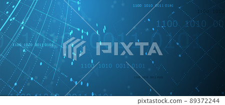 Quantum processing. Deep learning artificial intelligence. Future new technology for business or science presentation Quantum processing. Deep learning artificial intelligence. Future new technology for business or science presentation 89372244