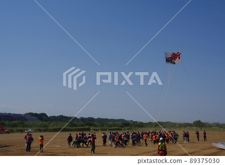 2022年令和第4年 座間市相模河大風箏空中飛舞新風 2022年令和第4年 座間市相模河大風箏空中飛舞新風 89375030