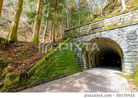 Former Amagi Tunnel in early spring, Izu City, Shizuoka Prefecture 89376438