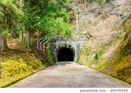 Former Amagi Tunnel in early spring, Izu City, Shizuoka Prefecture 89376440