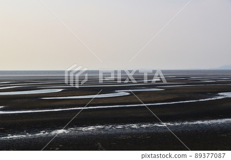 熊本春黃昏的大敷海岸 熊本春黃昏的大敷海岸 89377087