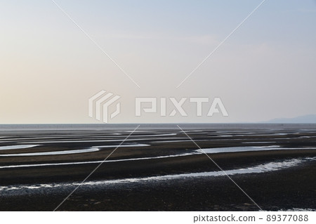 熊本春黃昏的大敷海岸 熊本春黃昏的大敷海岸 89377088