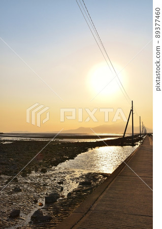 熊本黃昏的長貝海底路 熊本黃昏的長貝海底路 89377460