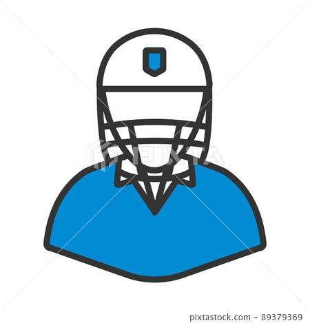 Cricket Player Icon 89379369