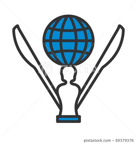 Cricket Cup Icon 89379376