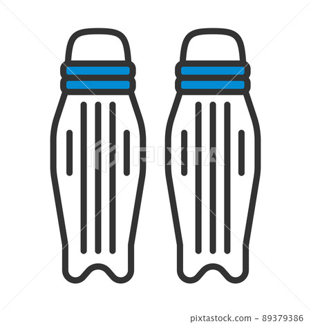 Cricket Leg Protection Icon Cricket Leg Protection Icon 89379386
