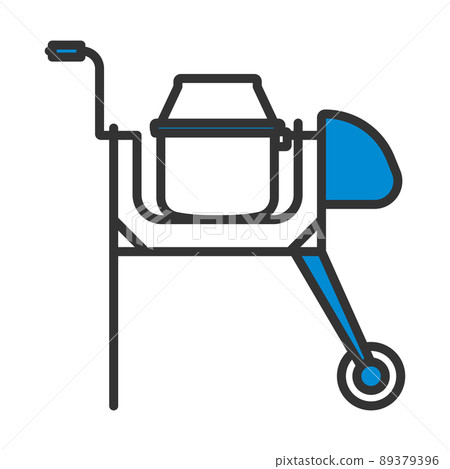 Icon Of Concrete Mixer Icon Of Concrete Mixer 89379396