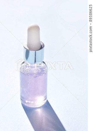 Bottle of moisturizing cosmetic product. Serum gel. 89386625