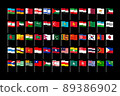Flags of states and dependent territories of Asia. 89386902
