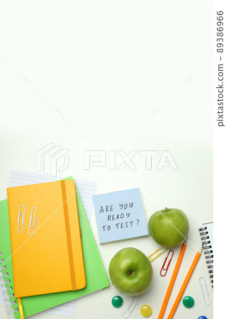 Concept of exams and tests, space for text Concept of exams and tests, space for text 89386966