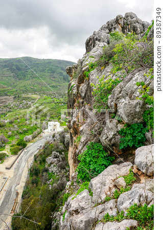 Beautiful view of Episkopi rock near Paphos in Cyprus Beautiful view of Episkopi rock near Paphos in Cyprus 89387349