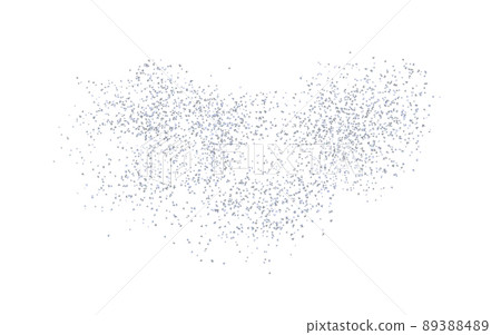 Background plume silver crumbs. Silverish dust, isolated. Sand particles. Confetti. Vector. Background plume silver crumbs. Silverish dust, isolated. Sand particles. Confetti. Vector. 89388489