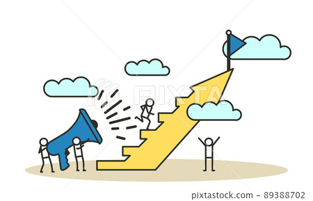 Success people step up on arrow vector promotion team business illustration concept. Successful businessman design background achievement victory celebration career. Award leader target future Success people step up on arrow vector promotion team business illustration concept. Successful businessman design background achievement victory celebration career. Award leader target future 89388702