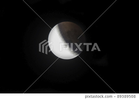 Blood moon, eclipse seen from, La Pampa,January 21, 2019 Argentina Blood moon, eclipse seen from, La Pampa,January 21, 2019 Argentina 89389508