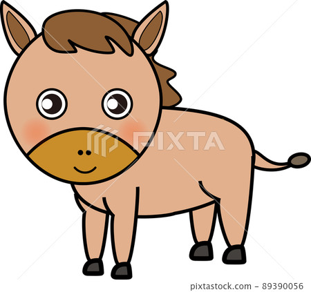 Cute simple horse Cute simple horse 89390056