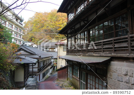 Townscape of Kamasaki Onsen (Shiroishi City, Miyagi Prefecture) 89390752