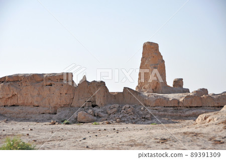 絲綢之路，新疆維吾爾自治區，中國，吐魯番，高昌故城 89391309