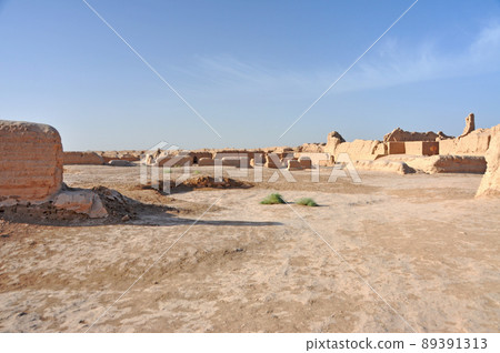 絲綢之路，新疆維吾爾自治區，中國，吐魯番，高昌故城 89391313