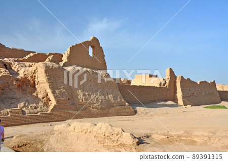 絲綢之路，新疆維吾爾自治區，中國，吐魯番，高昌故城 89391315