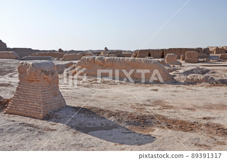 絲綢之路，新疆維吾爾自治區，中國，吐魯番，高昌故城 89391317