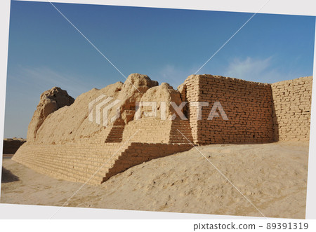 絲綢之路，新疆維吾爾自治區，中國，吐魯番，高昌故城 89391319